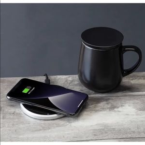 OHMO Self Heating Ceramic Mug Set in Black